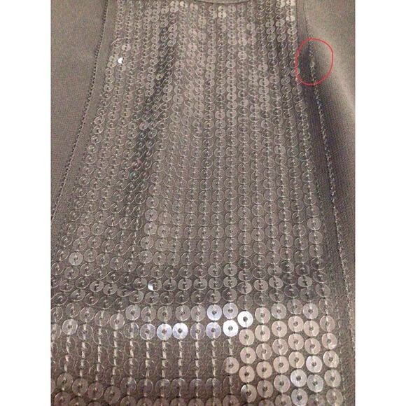 Talbots Blouse Women's 2P Gray Sheer Sequin Shirt Lightweight Top NWT - Picture 8 of 8